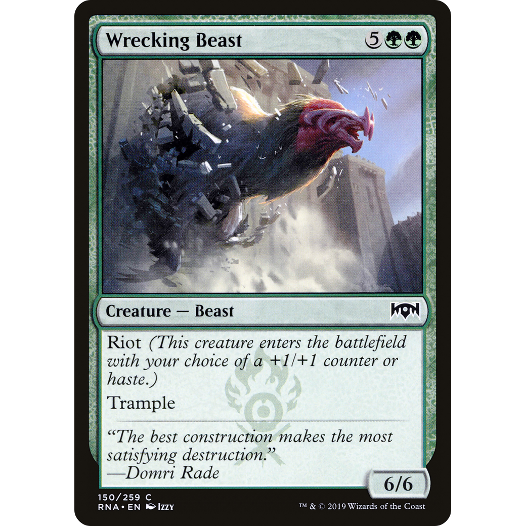 Wrecking Beast (RNA-150) - Ravnica Allegiance Foil
