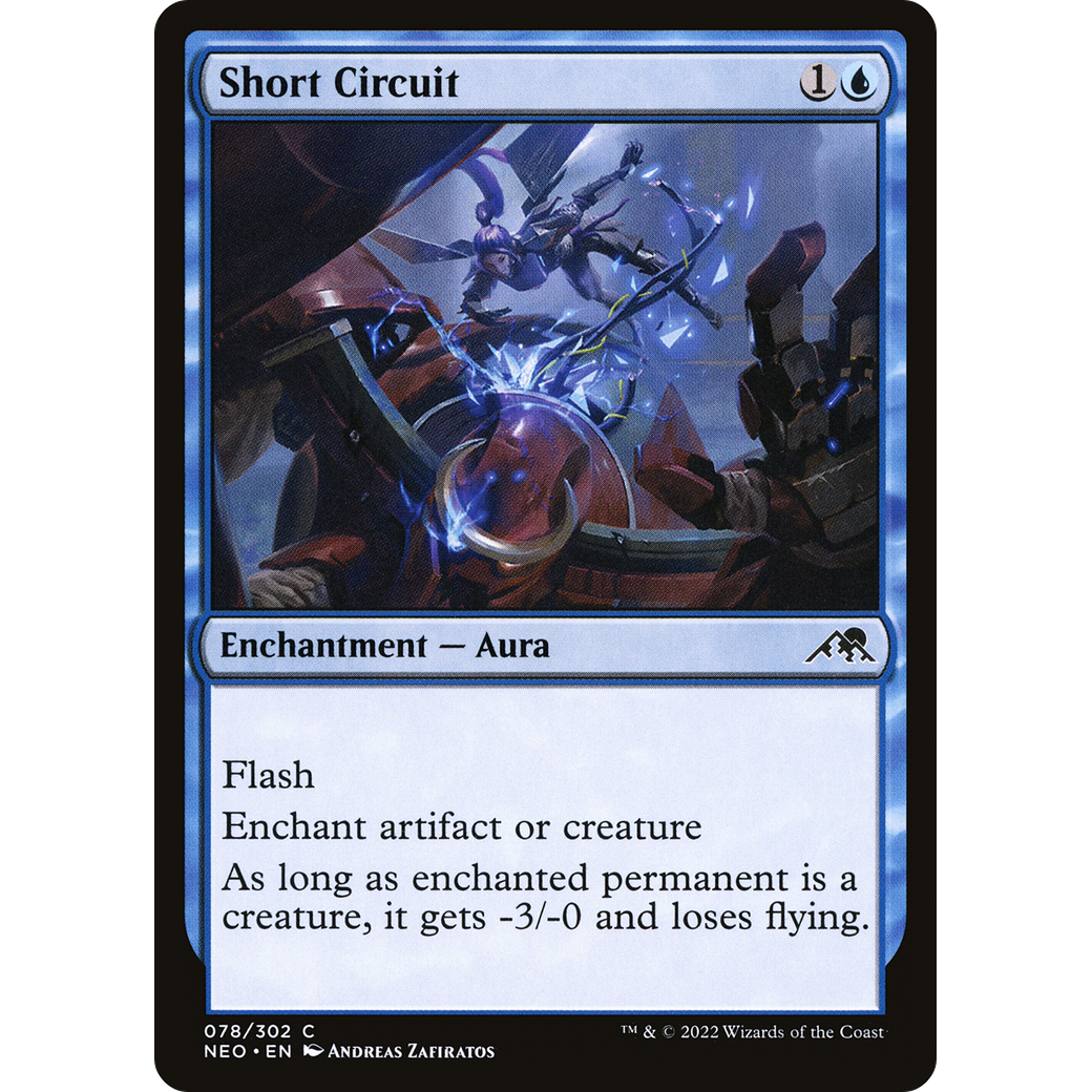 Short Circuit (NEO-078) - Kamigawa: Neon Dynasty Foil
