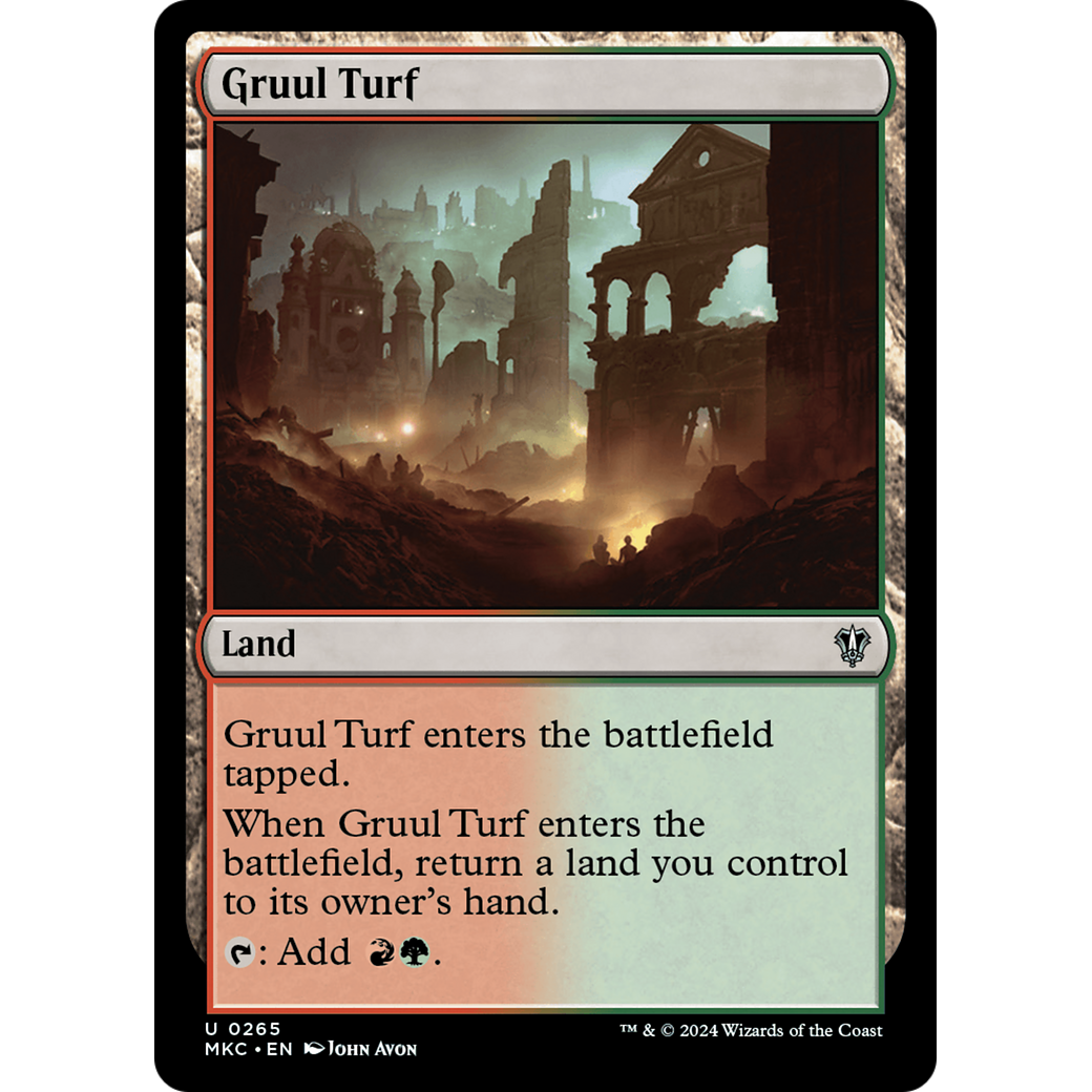 Gruul Turf (MKC-265) - Murders at Karlov Manor Commander