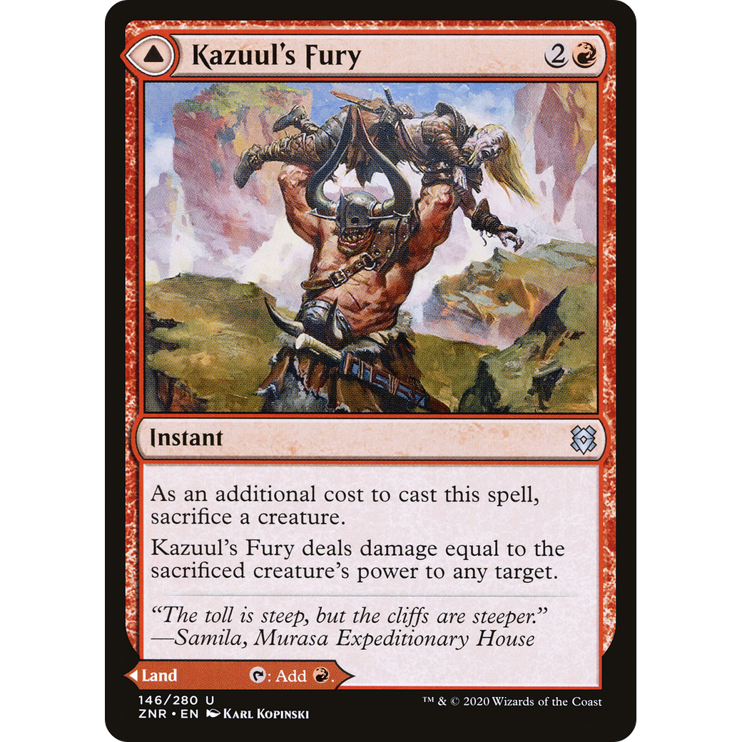 Kazuul's Fury (ZNR-146) - Zendikar Rising