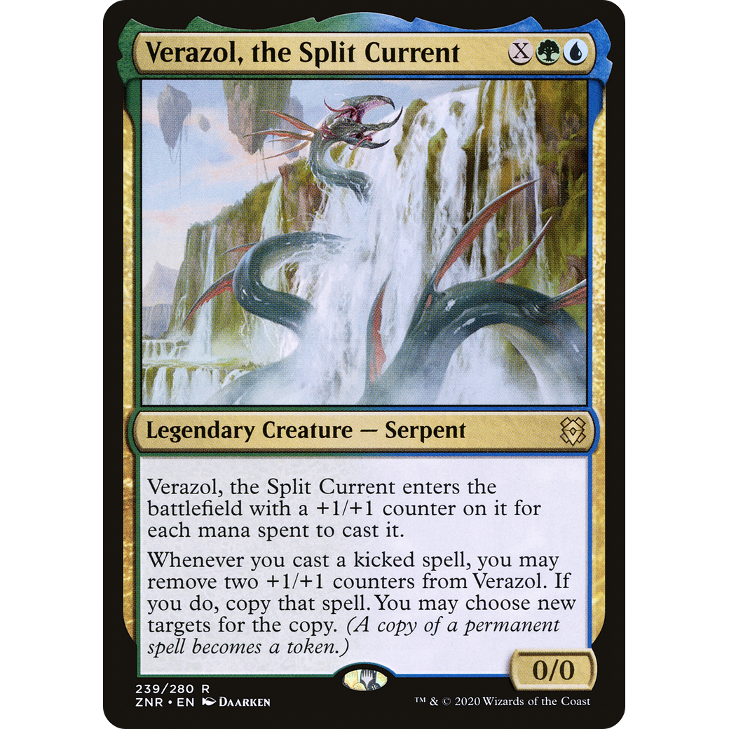 Verazol, the Split Current (ZNR-239) - Zendikar Rising Foil