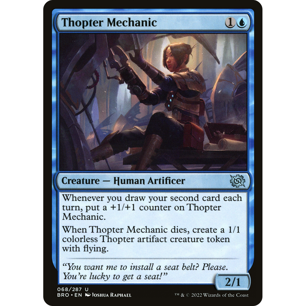 Thopter Mechanic (BRO-068) - The Brothers' War Foil