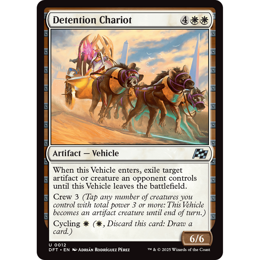 Detention Chariot (DFT-012) - Aetherdrift Foil
