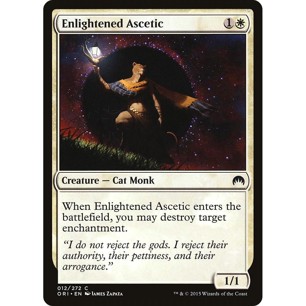 Enlightened Ascetic (ORI-012) - Magic Origins Foil