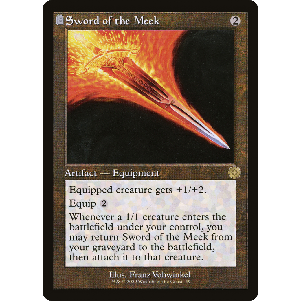Sword of the Meek (BRR-059) - The Brothers' War Retro Artifacts: (tombstone)