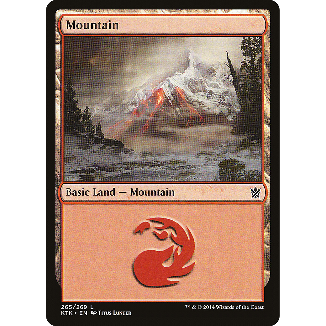Mountain (265) (KTK-265) - Khans of Tarkir Foil