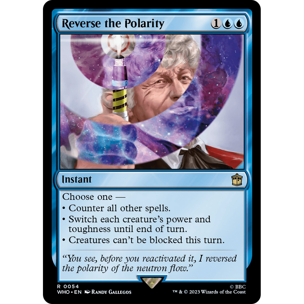 Reverse the Polarity (WHO-054) - Doctor Who Foil