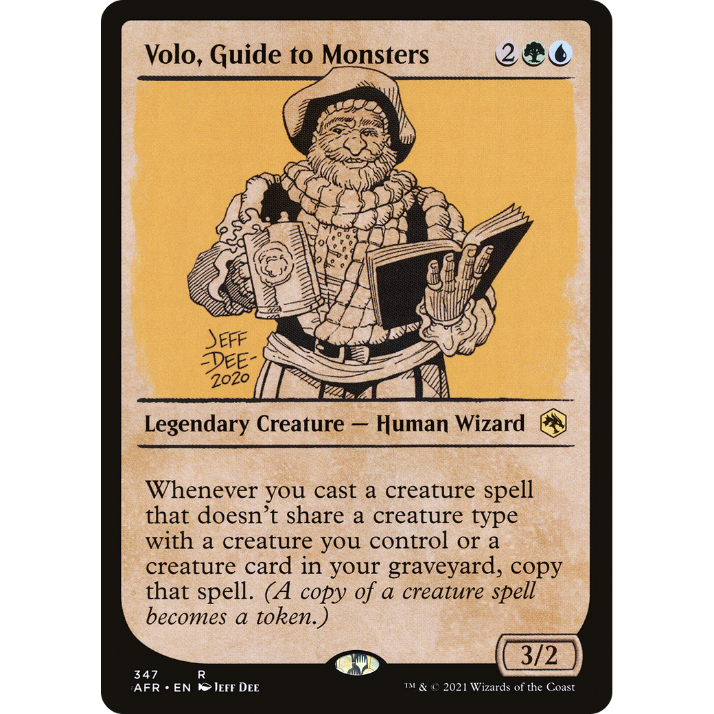 Volo, Guide to Monsters (Showcase) (AFR-347) - Adventures in the Forgotten Realms: (Showcase) Foil