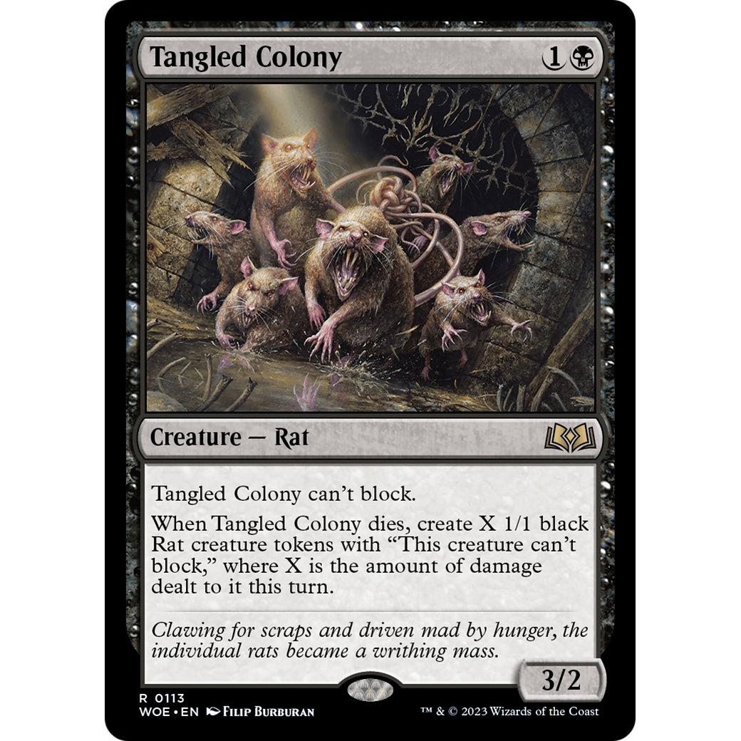 Tangled Colony (WOE-113) - Wilds of Eldraine