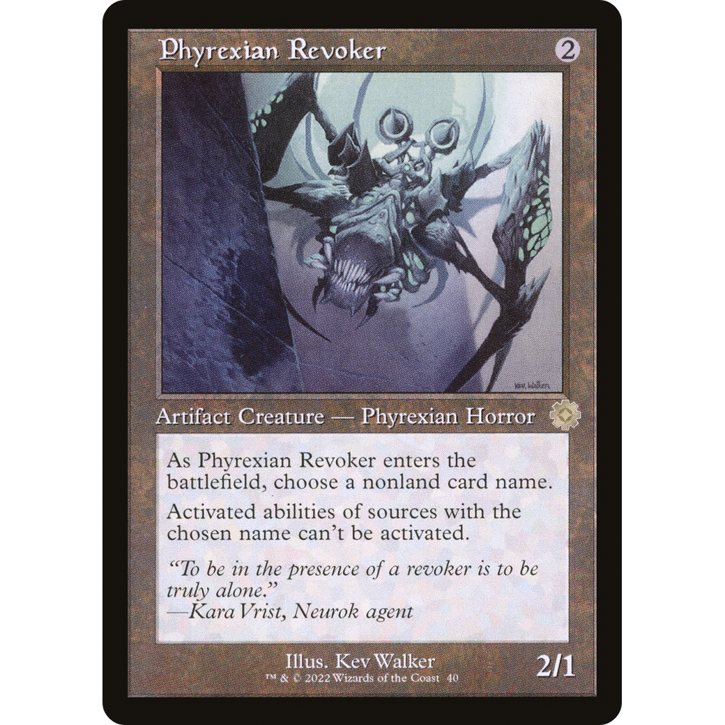 Phyrexian Revoker (BRR-040) - The Brothers' War Retro Artifacts Foil