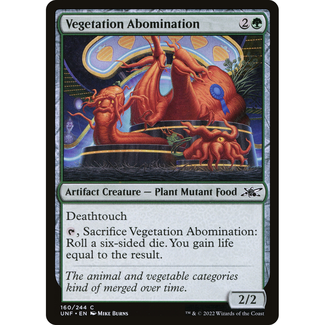 Vegetation Abomination (UNF-160) - Unfinity Foil