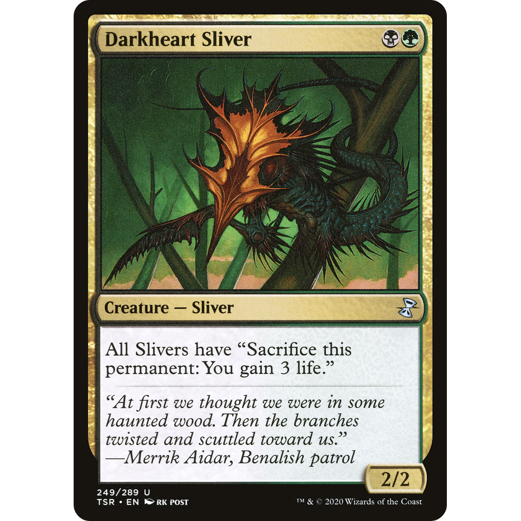 Darkheart Sliver (TSR-249) - Time Spiral Remastered Foil