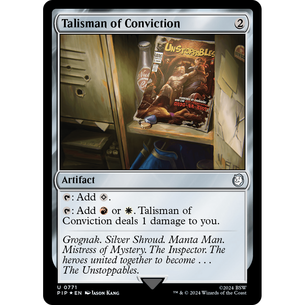 Talisman of Conviction (PIP-771) - Fallout Foil