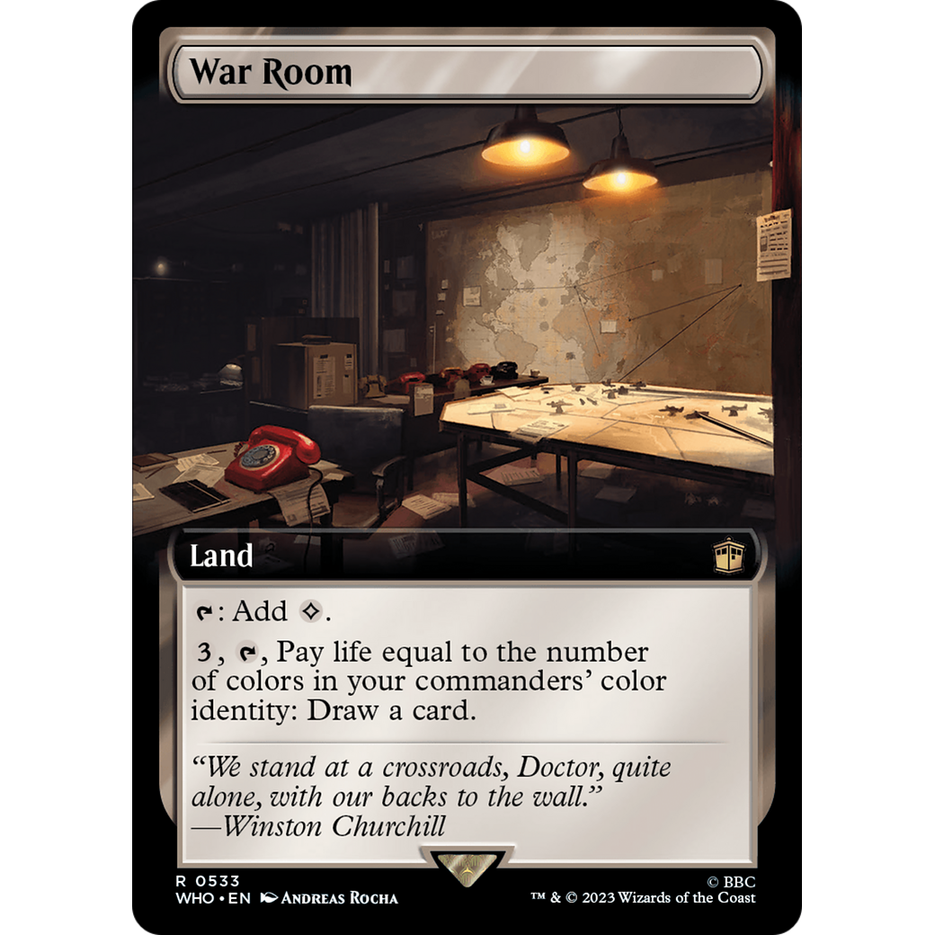War Room (Extended Art) (WHO-533) - Doctor Who: (Extended Art)