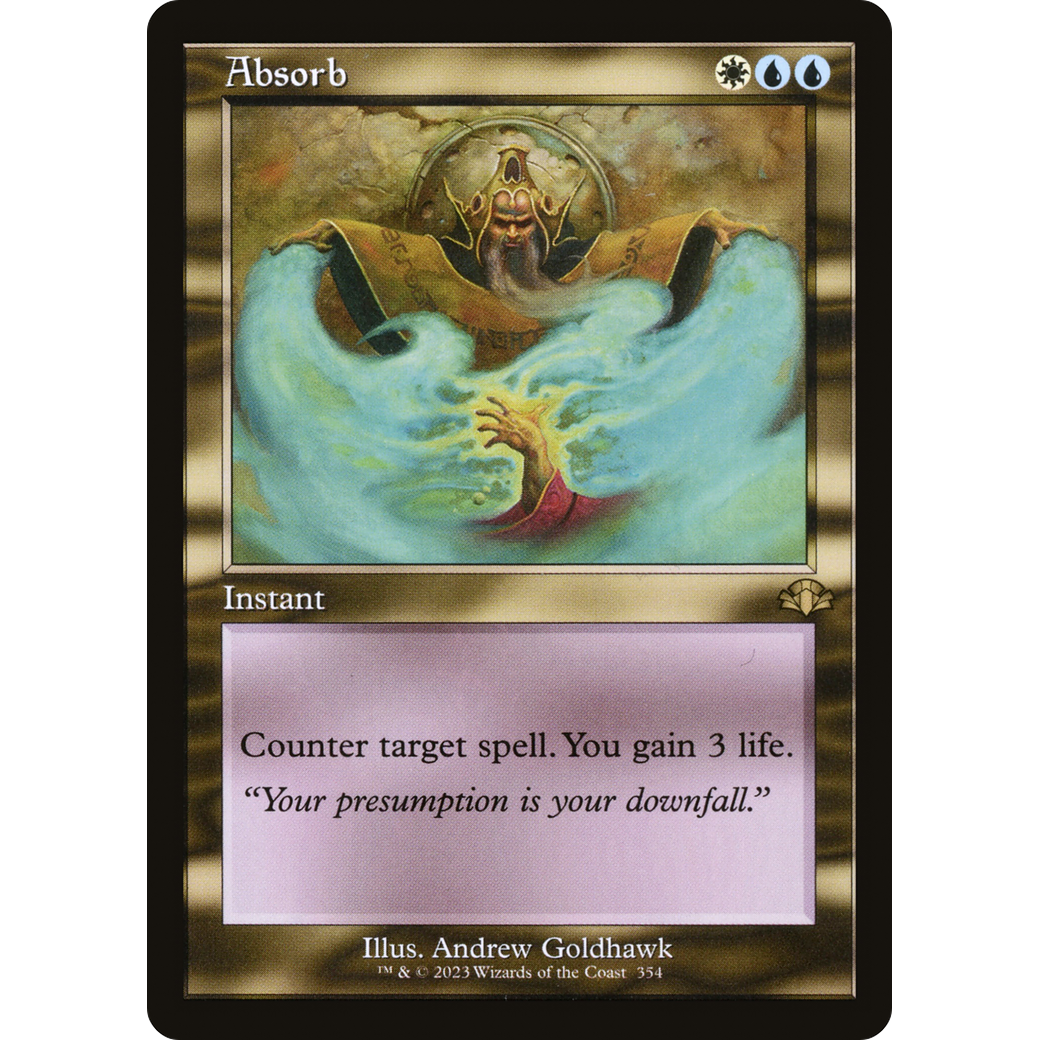 Absorb (Retro Frame) (DMR-354) - Dominaria Remastered
