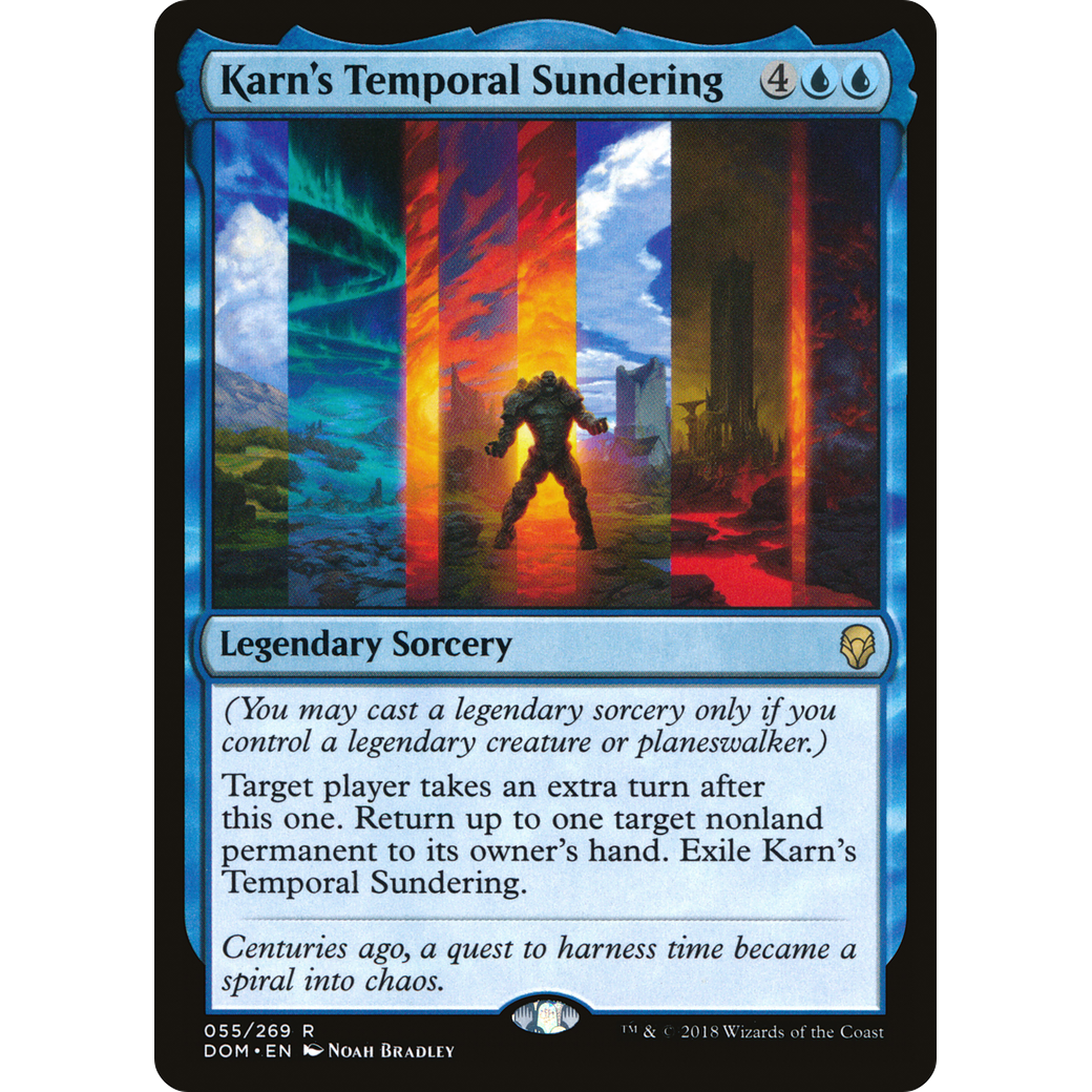 Karn's Temporal Sundering (DOM-055) - Dominaria Foil