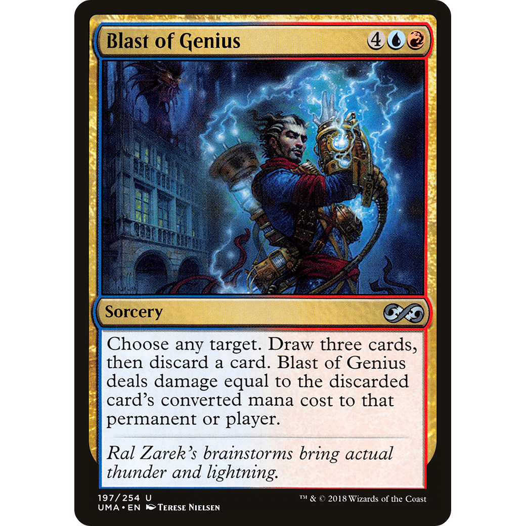 Blast of Genius (UMA-197) - Ultimate Masters Foil