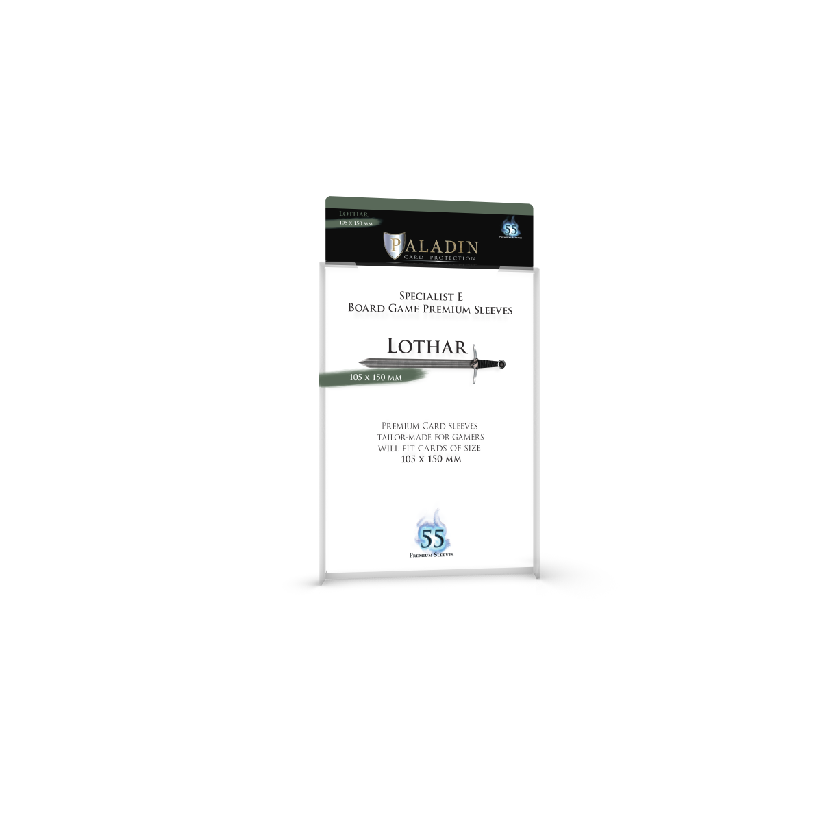 Paladin Card Protectors - Clear Gloss Ultra Large Sizes: Nightingale – 127x153mm