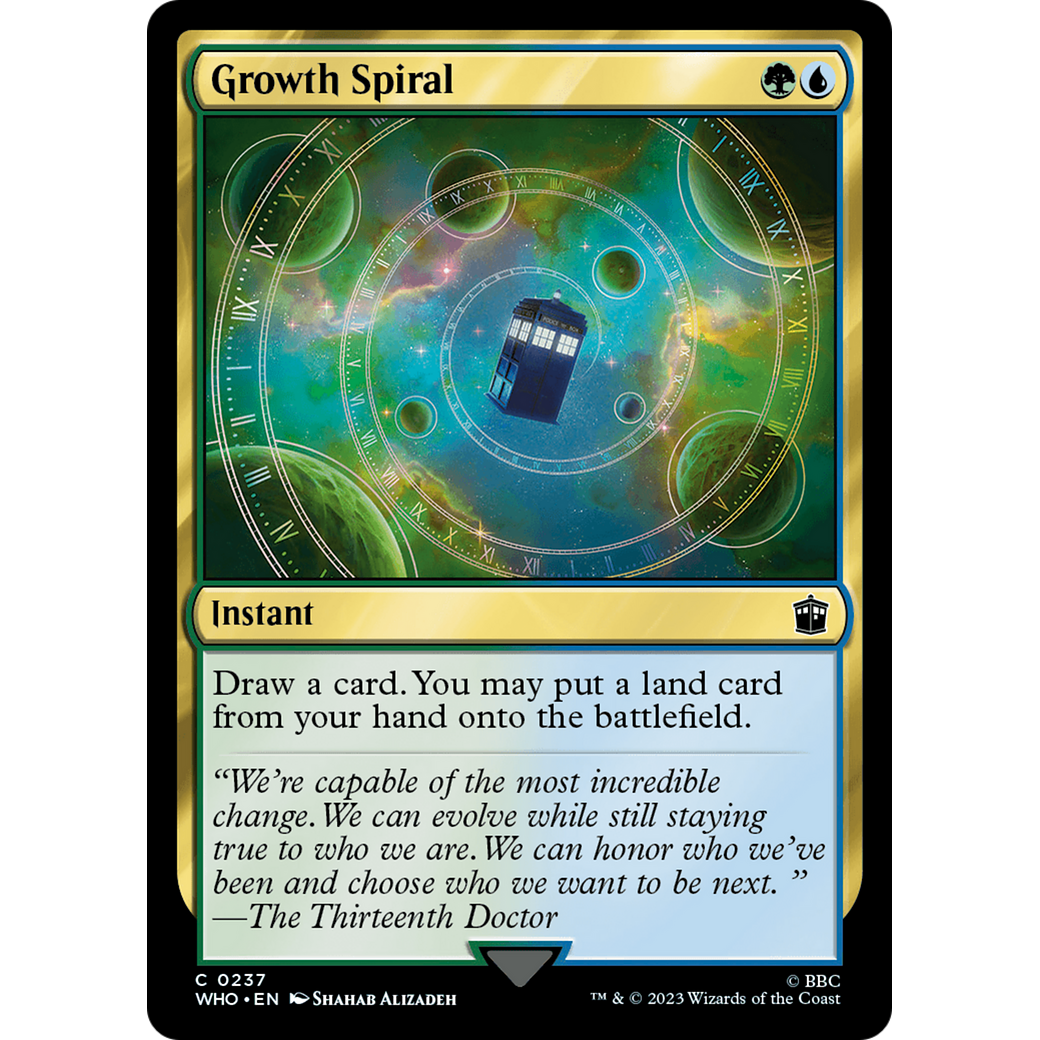 Growth Spiral (WHO-237) - Doctor Who Foil
