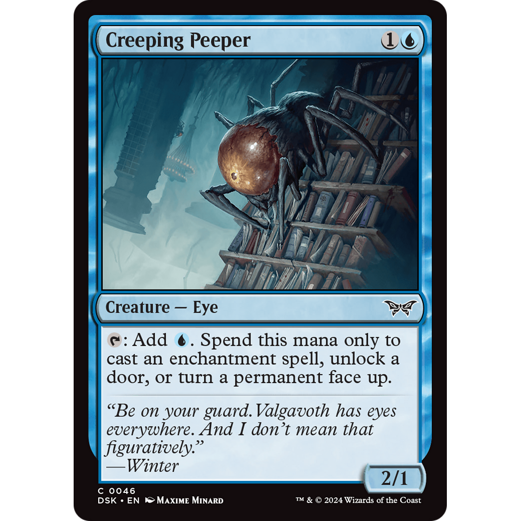 Creeping Peeper (DSK-046) - Duskmourn: House of Horror