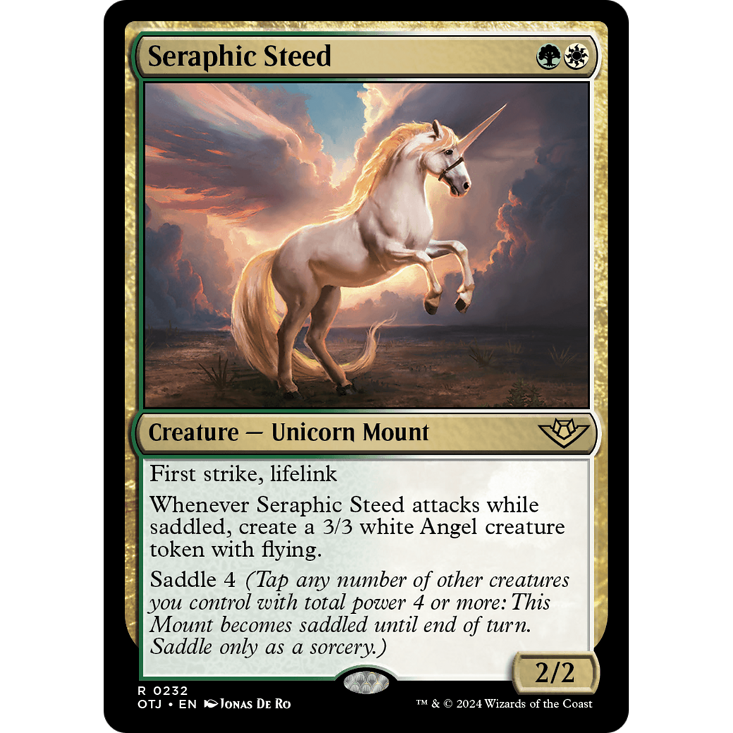 Seraphic Steed (OTJ-232) - Outlaws of Thunder Junction Foil