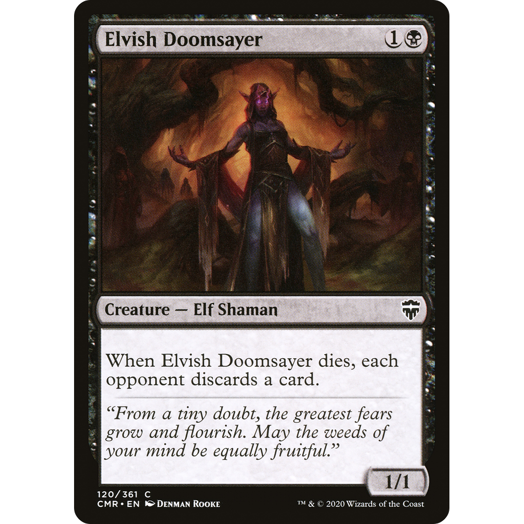Elvish Doomsayer (CMR-120) - Commander Legends Foil