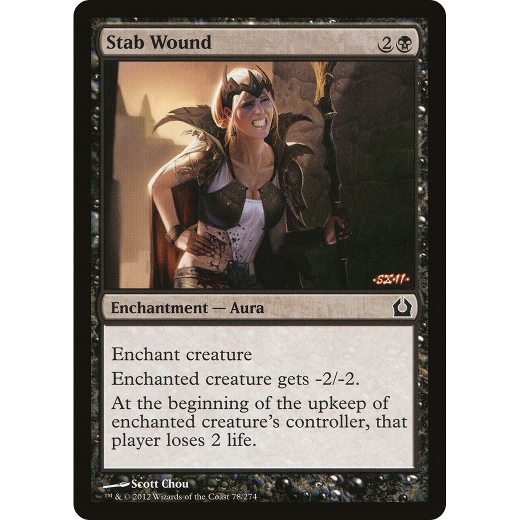 Stab Wound (RTR-078) - Return to Ravnica Foil