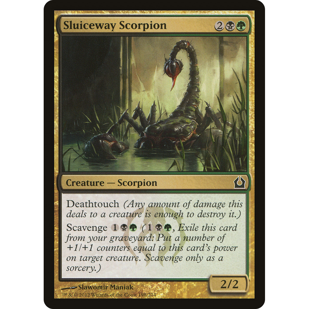 Sluiceway Scorpion (RTR-198) - Return to Ravnica Foil