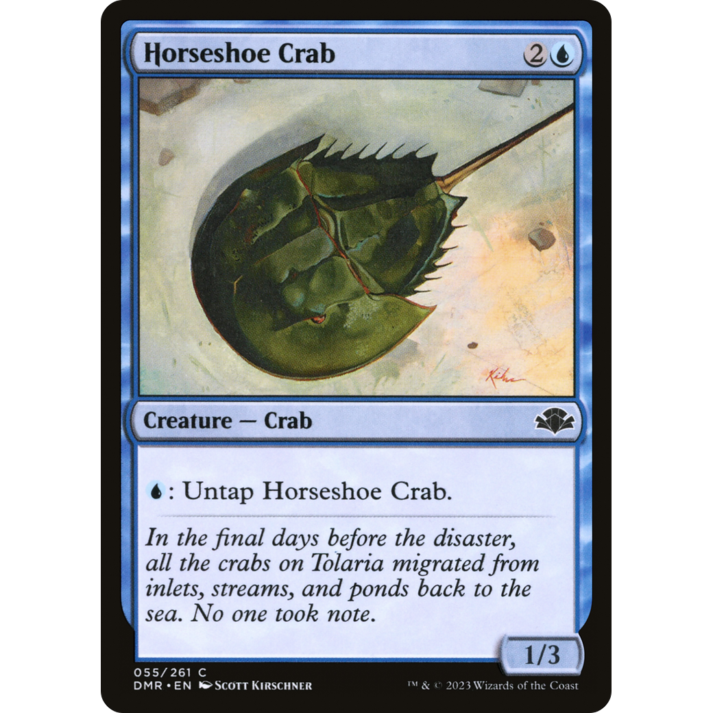 Horseshoe Crab (DMR-055) - Dominaria Remastered Foil