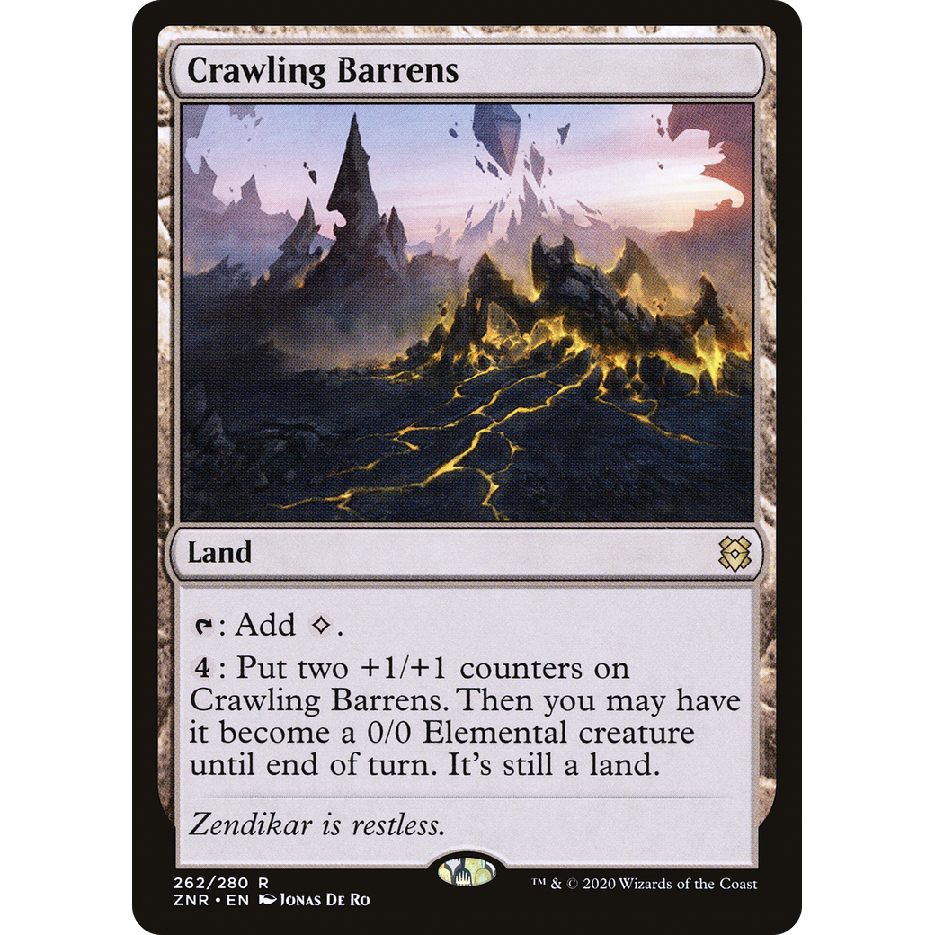 Crawling Barrens (ZNR-262) - Zendikar Rising