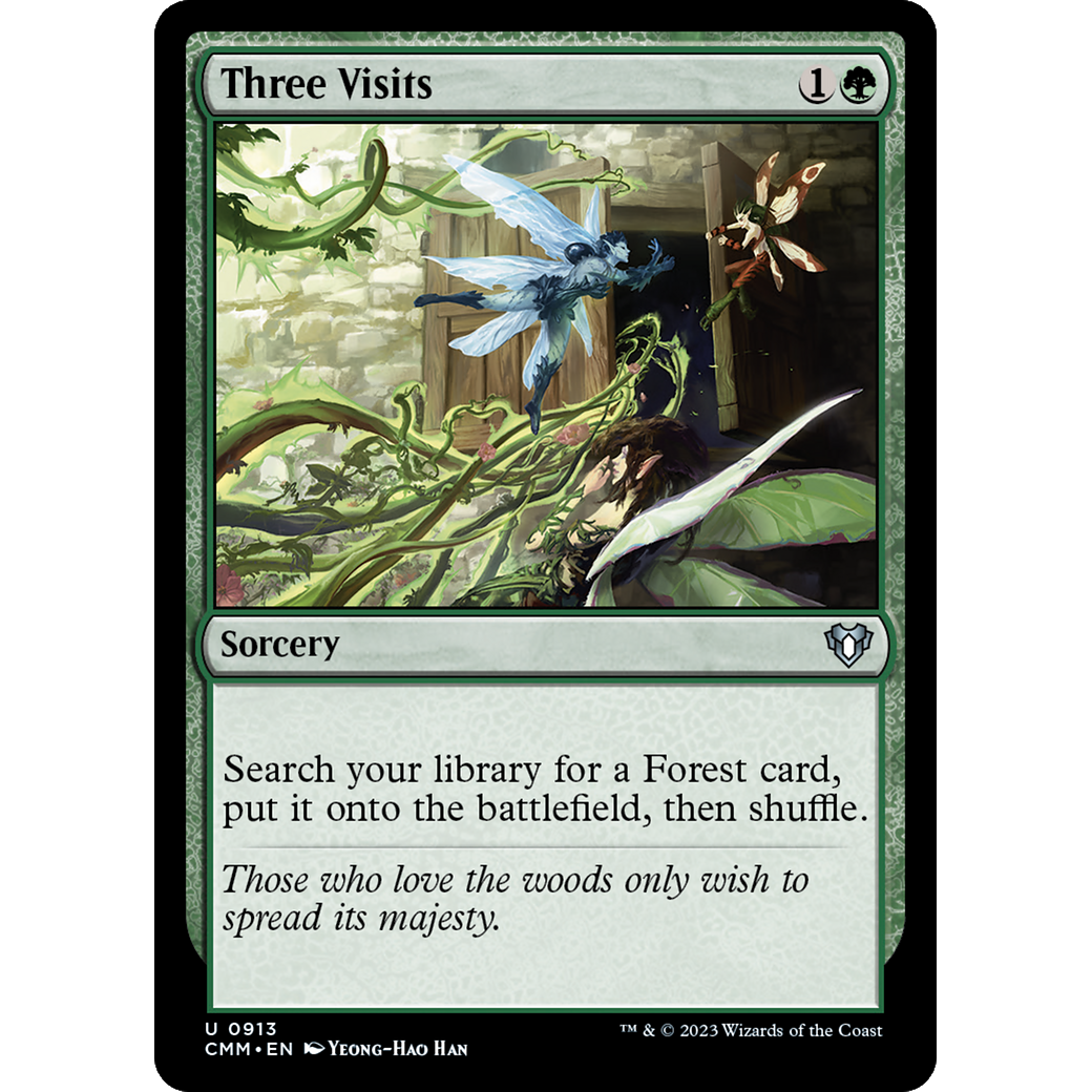 Three Visits (CMM-913) - Commander Masters