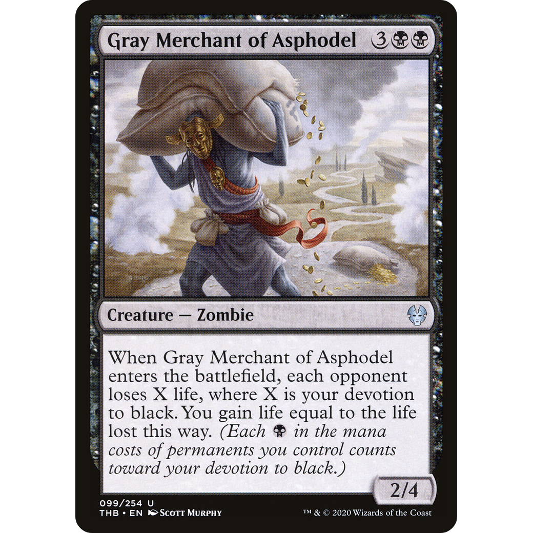 Gray Merchant of Asphodel (THB-099) - Theros Beyond Death