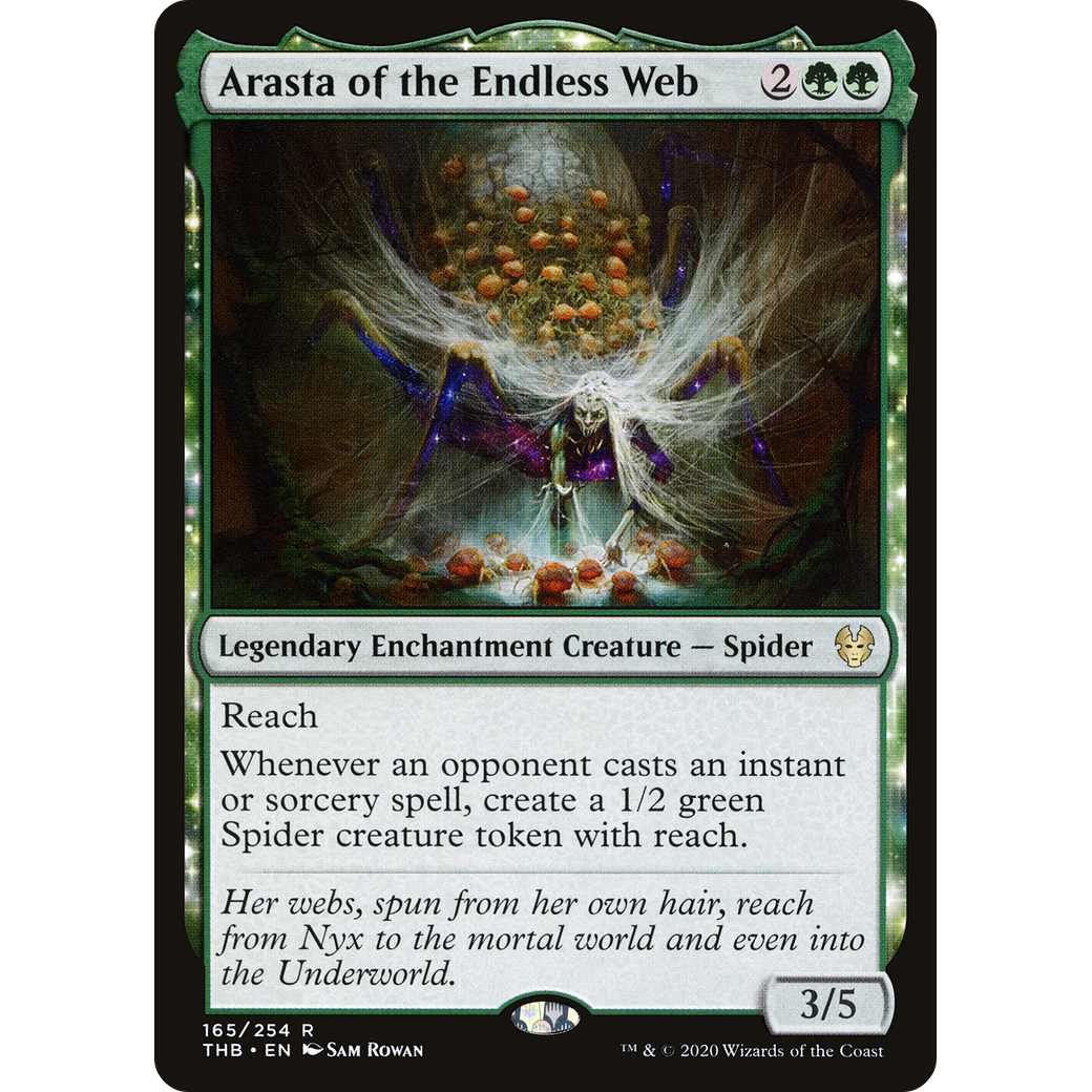 Arasta of the Endless Web (THB-165) - Theros Beyond Death: (enchantment)