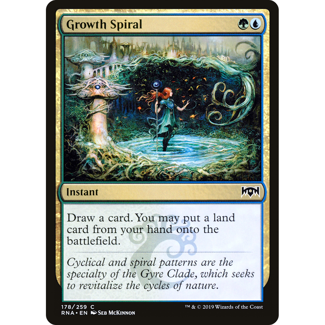Growth Spiral (RNA-178) - Ravnica Allegiance Foil