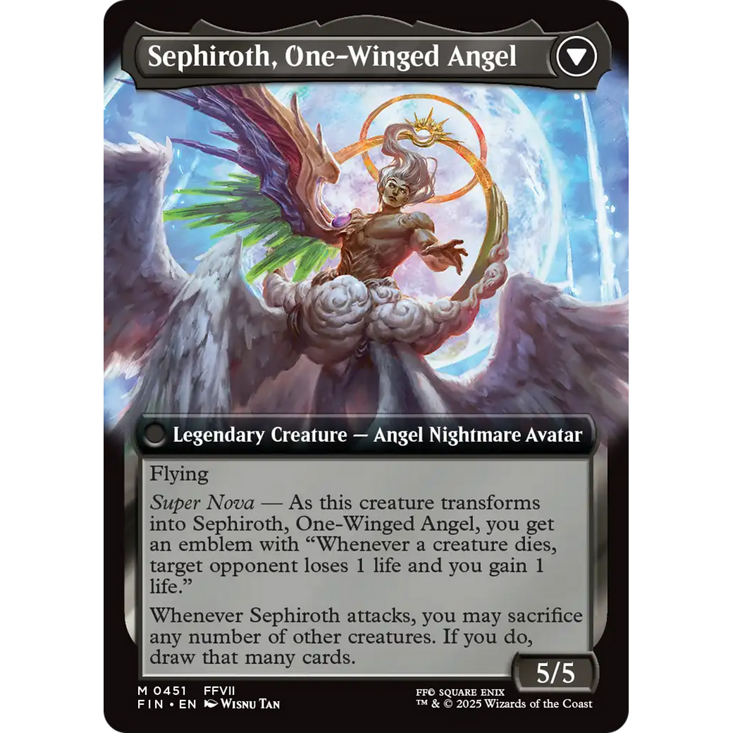 Sephiroth, Fabled SOLDIER // Sephiroth, One-Winged Angel (FIN-451) - FINAL FANTASY: (Extended Art)