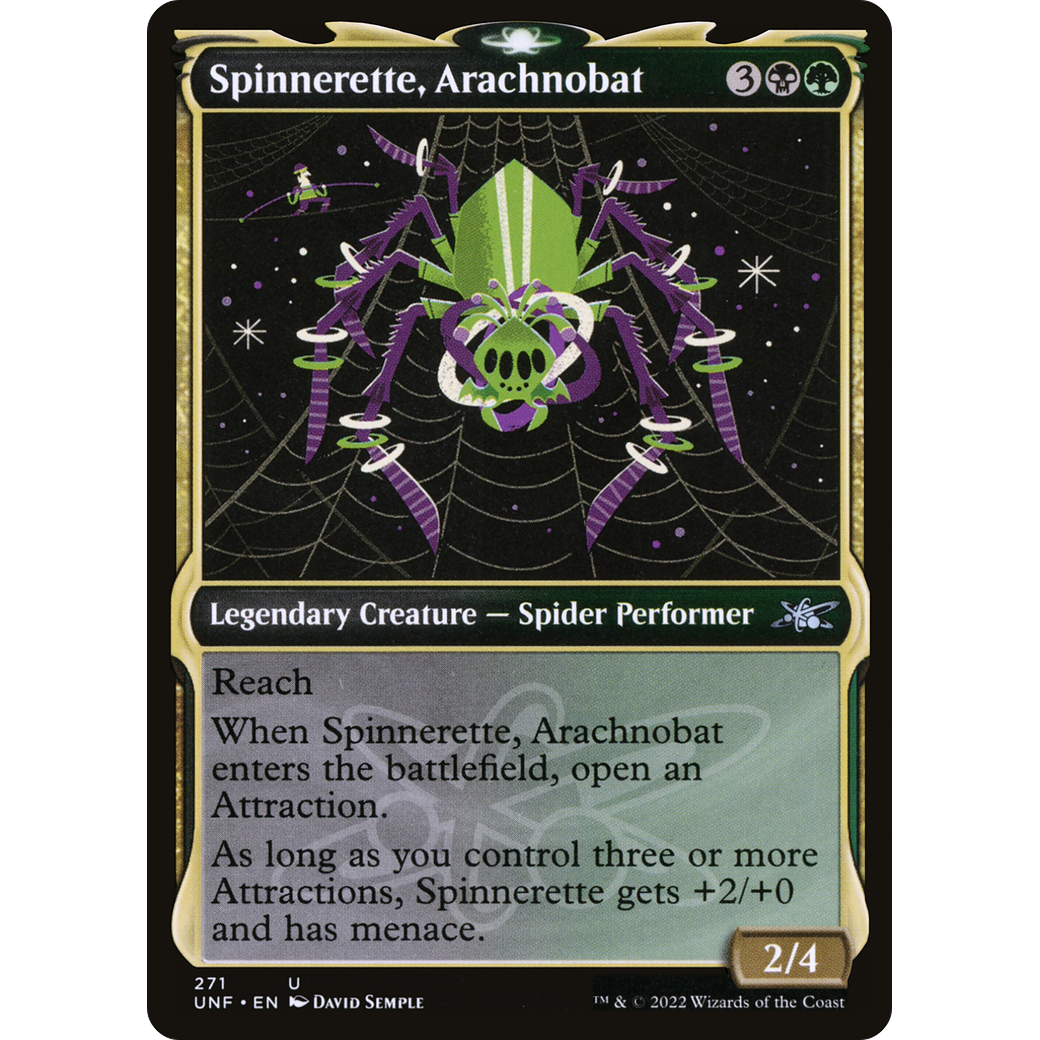 Spinnerette, Arachnobat (Showcase) (UNF-271) - Unfinity: (Showcase)