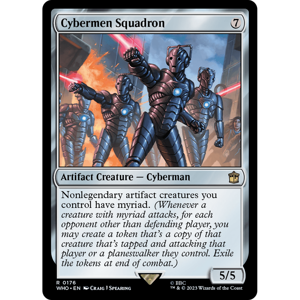 Cybermen Squadron (WHO-176) - Doctor Who Foil