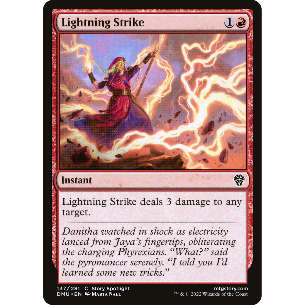 Lightning Strike (DMU-137) - Dominaria United Foil