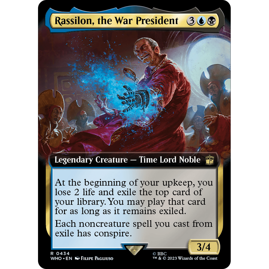 Rassilon, the War President (Extended Art) (WHO-434) - Doctor Who: (Extended Art)