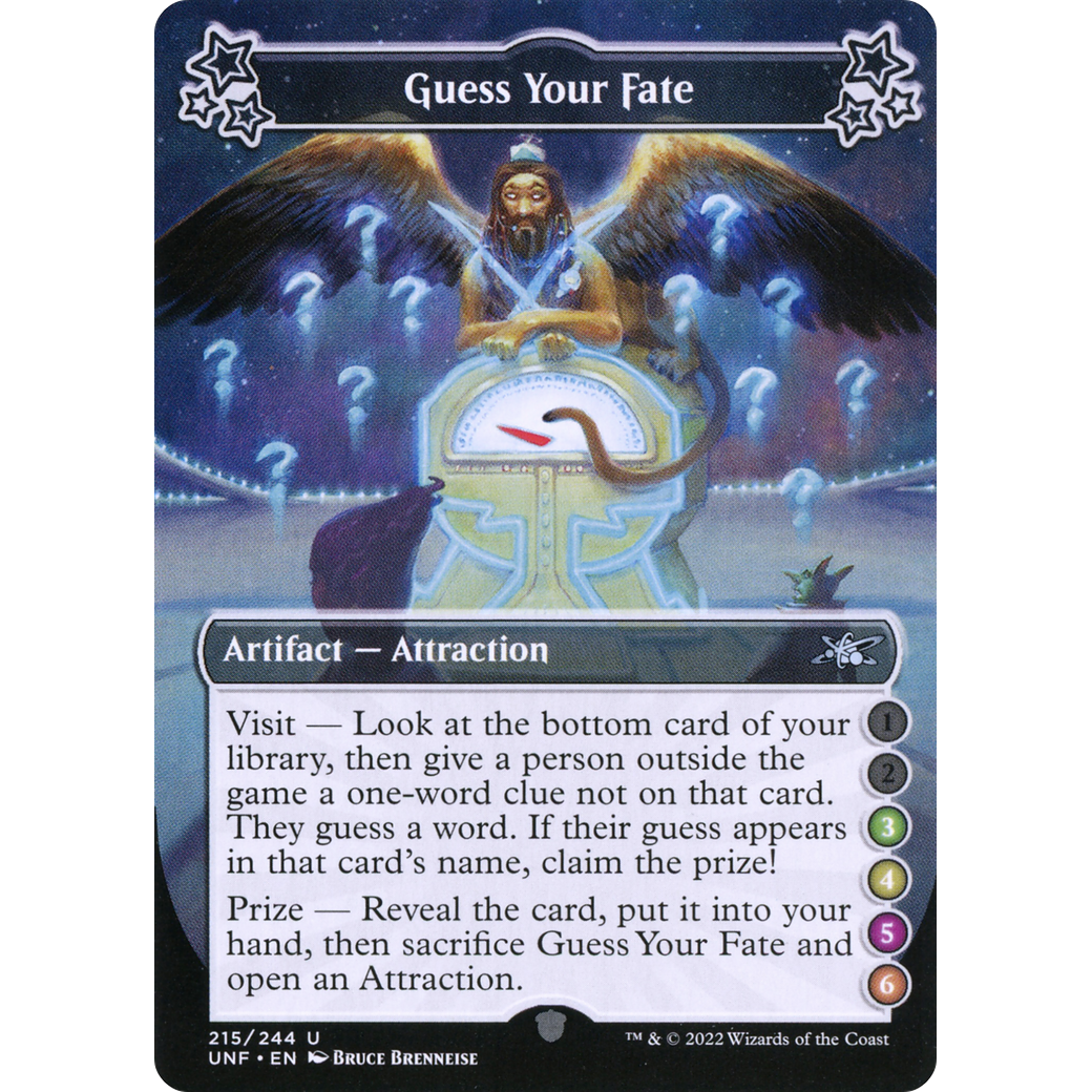 Guess Your Fate (3-4-5-6) (UNF-215) - Unfinity Foil