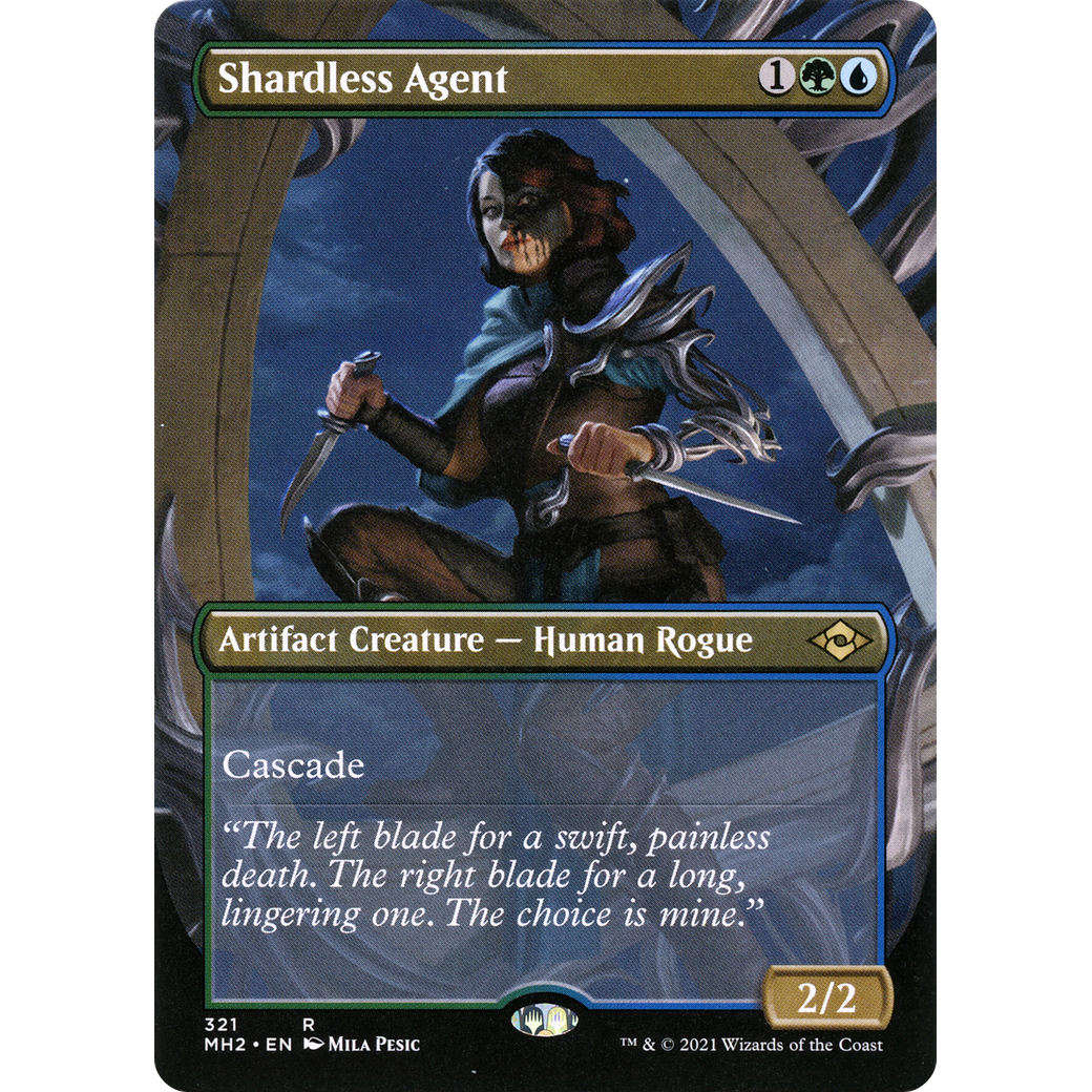 Shardless Agent (Borderless) (MH2-321) - Modern Horizons 2 (Borderless)
