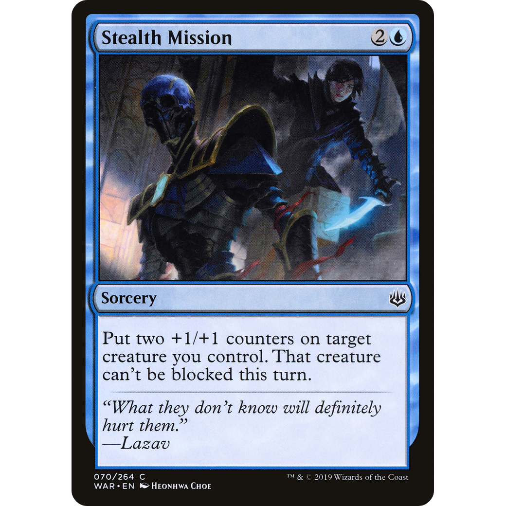 Stealth Mission (WAR-070) - War of the Spark Foil