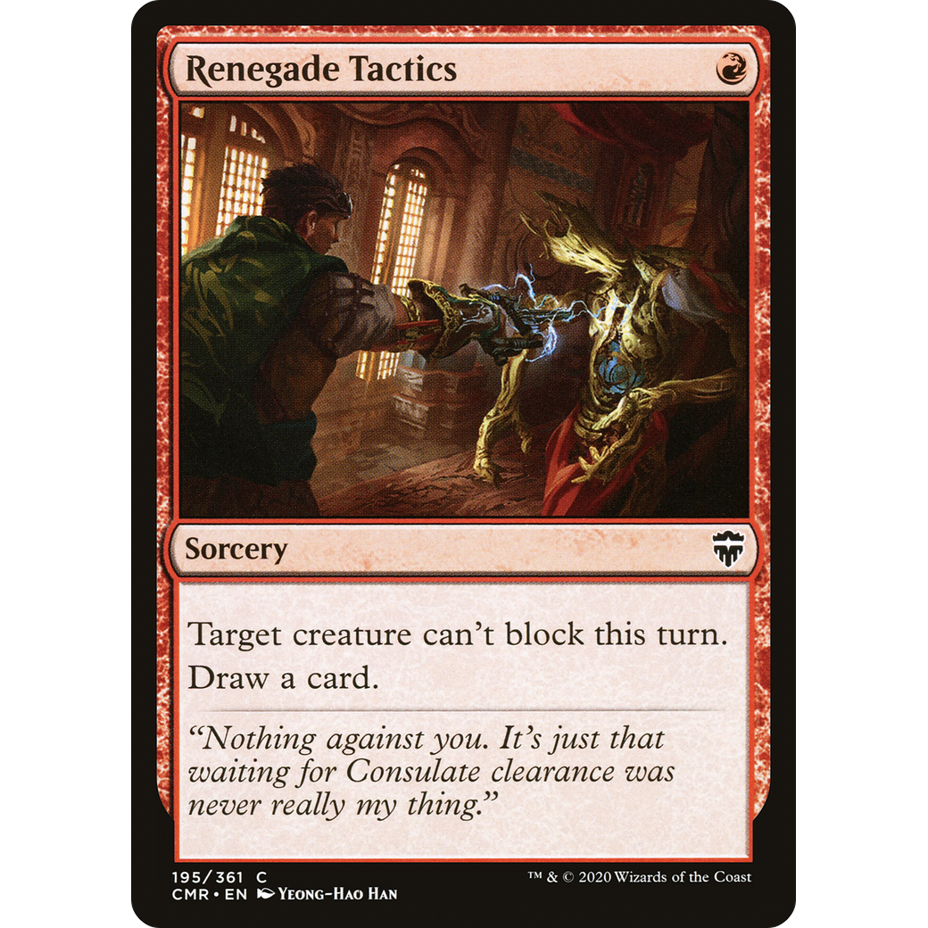 Renegade Tactics (CMR-195) - Commander Legends Foil