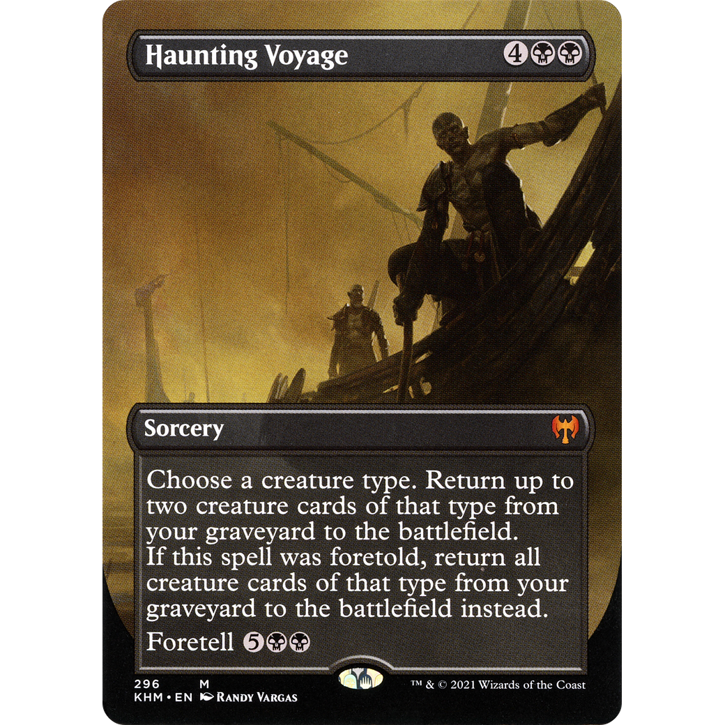Haunting Voyage (Borderless) (KHM-296) - Kaldheim (Borderless)