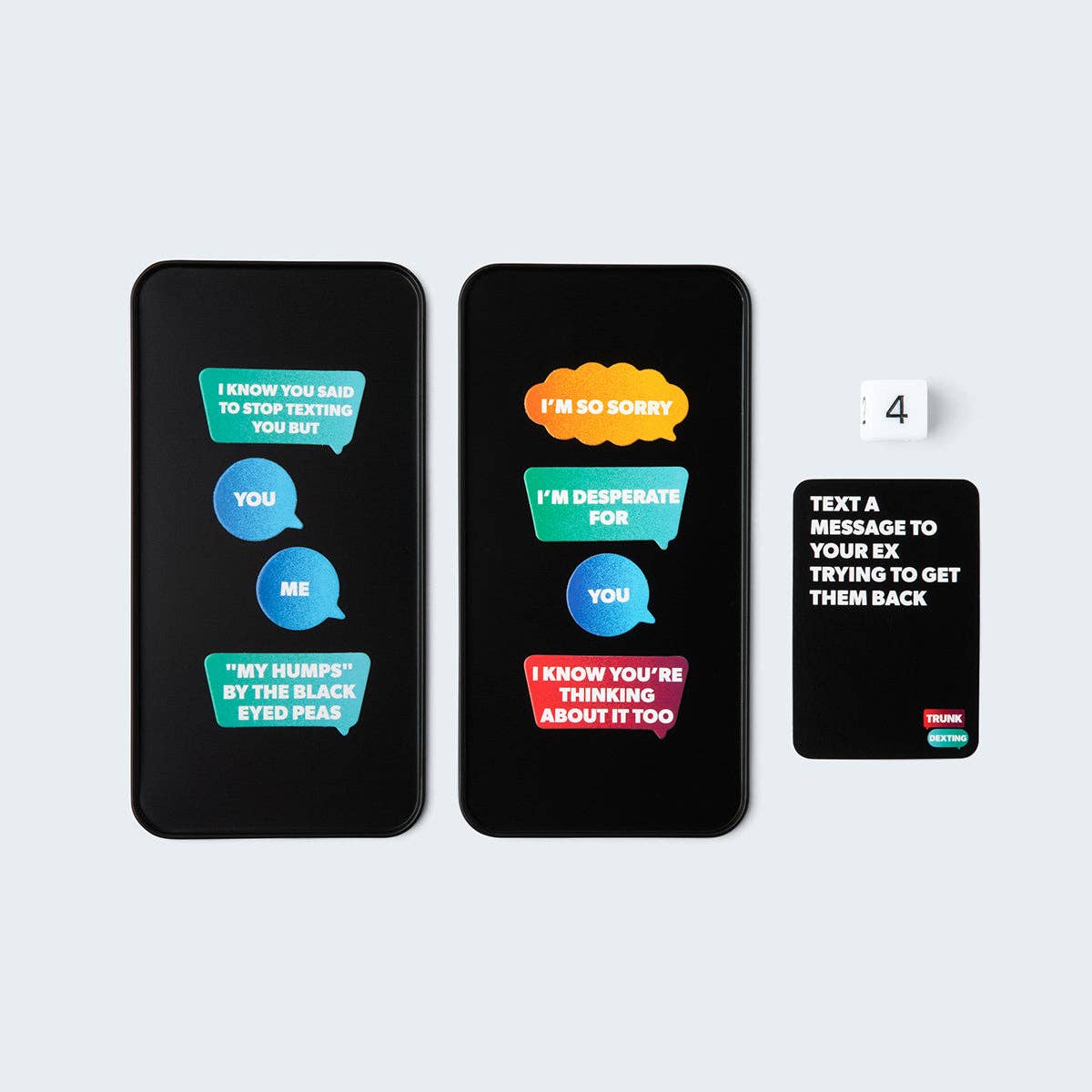 Trunk Dexting — The Card Game of Twisted Texts for Adults