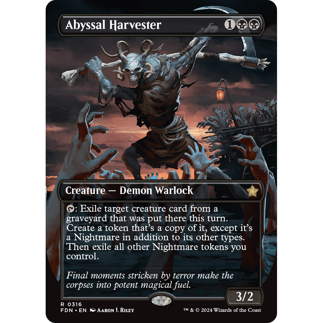 Abyssal Harvester (FDN-316) - Foundations (Borderless)