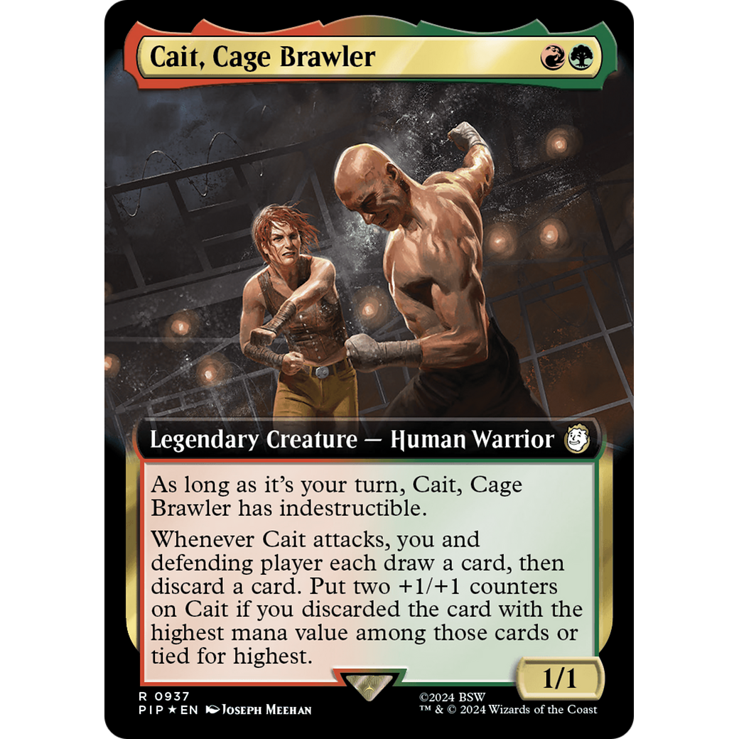 Cait, Cage Brawler (PIP-937) - Fallout: (Extended Art) Foil