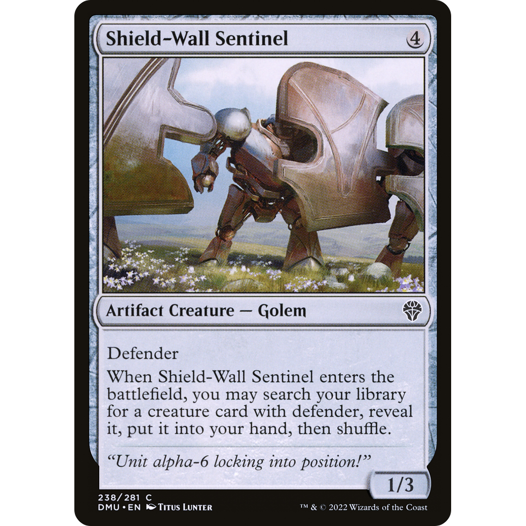 Shield-Wall Sentinel (DMU-238) - Dominaria United Foil