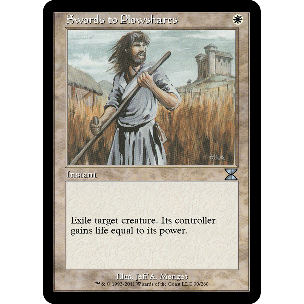Swords to Plowshares (ME4-030) - Masters Edition IV Foil