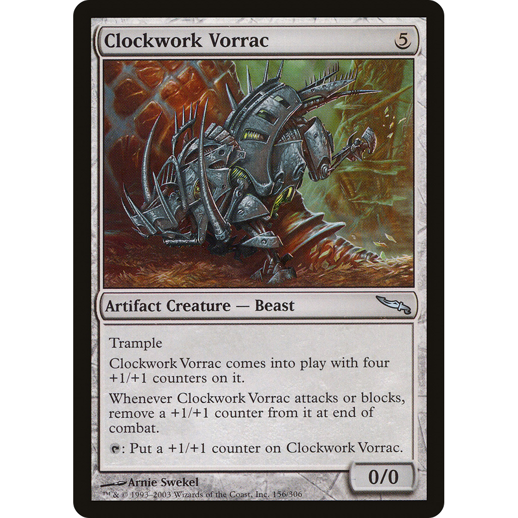 Clockwork Vorrac (MRD-156) - Mirrodin Foil